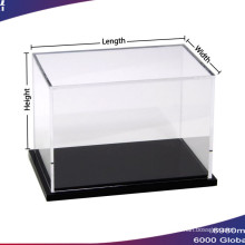 Wholesales Costoms Acrylic Display Box with Black Base